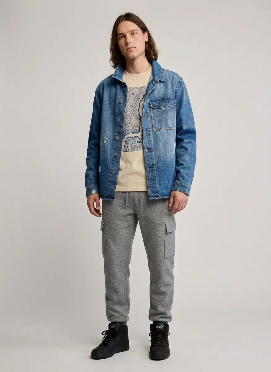Modern Casual Contrast