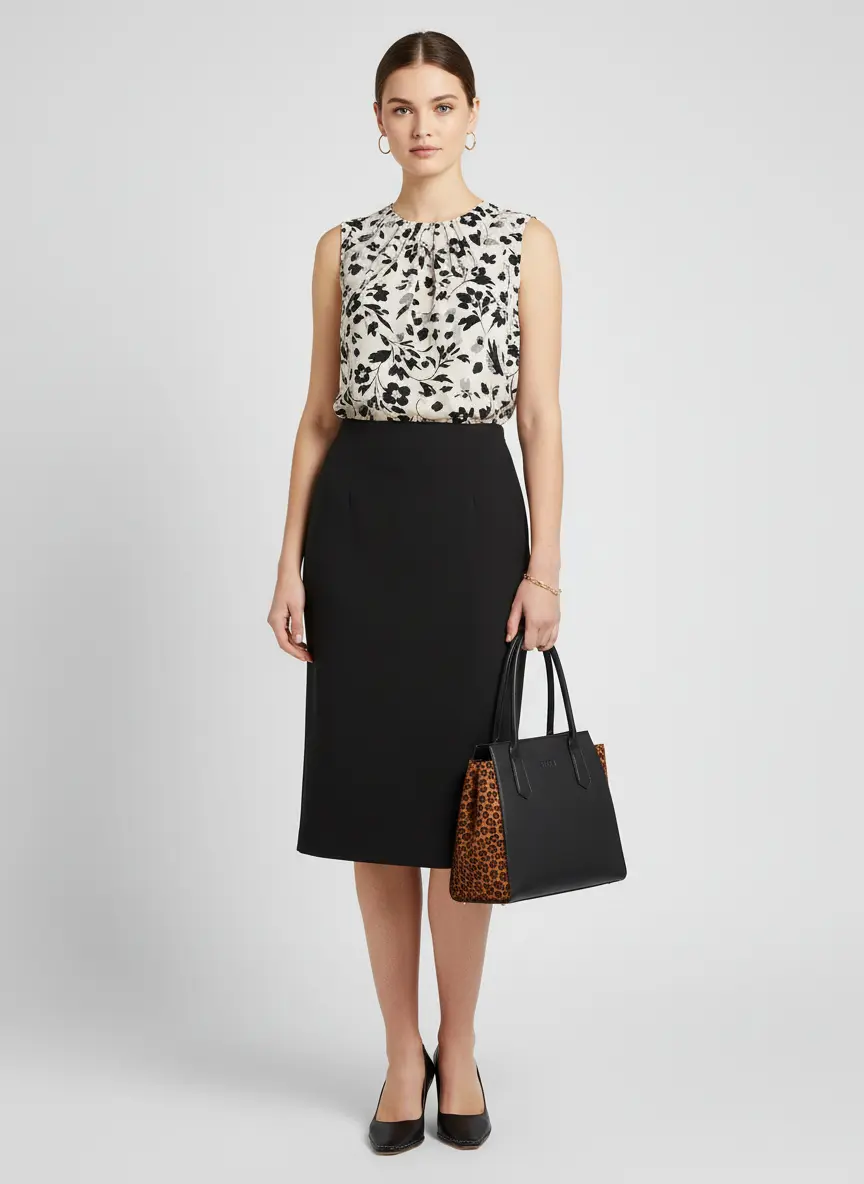Chic Corporate Pencil Look