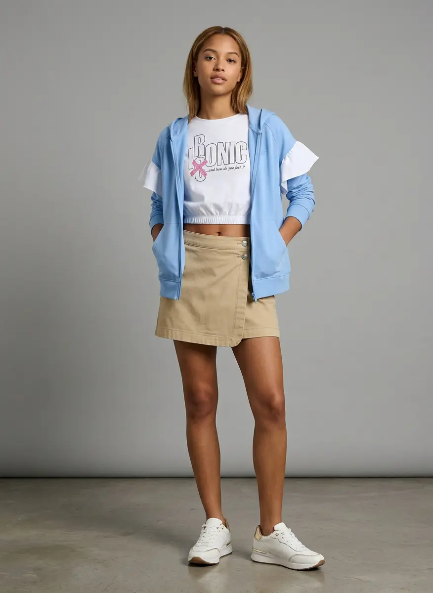Sporty Skirt Combo