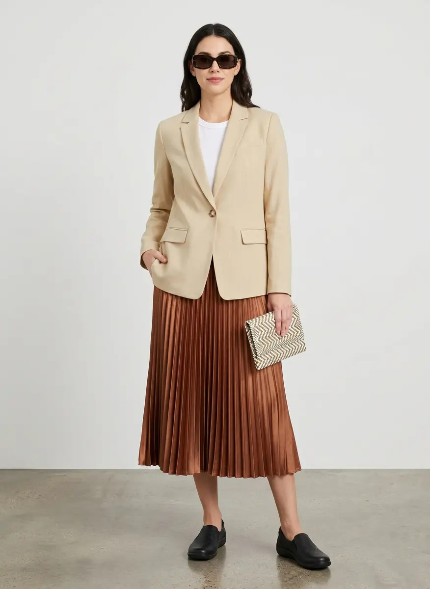 Polished Feminine Pleats