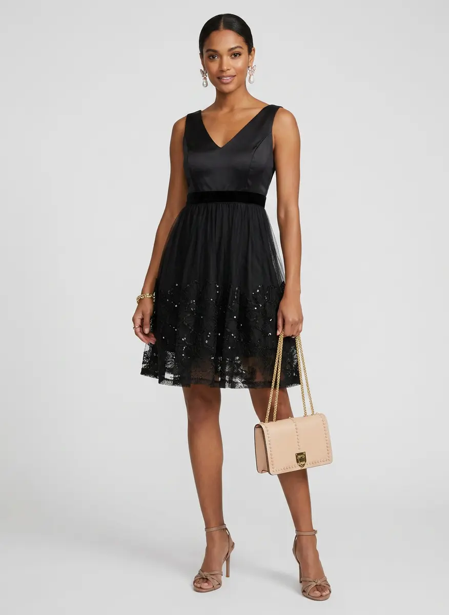 Pearl & Lace Cocktail Elegance