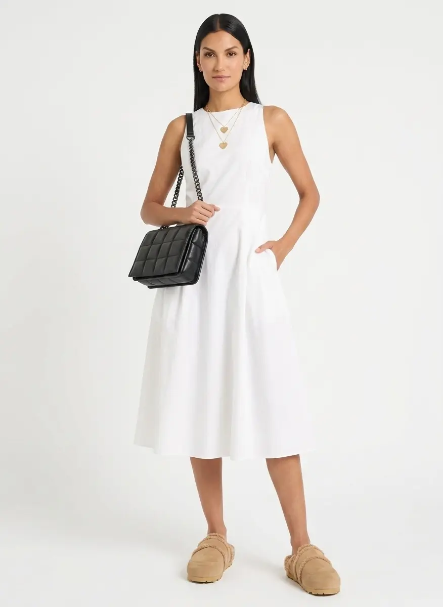 Contemporary White & Gold
