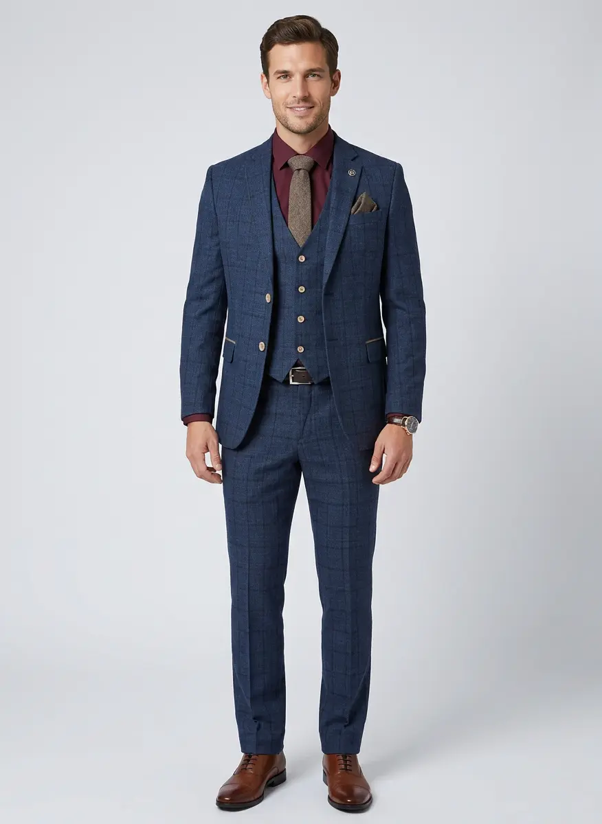 Sophisticated Navy Check