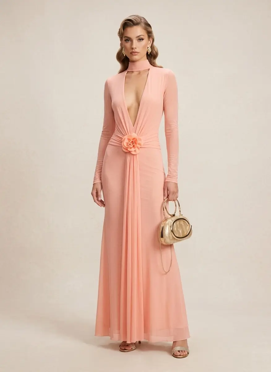 Monochromatic Peach & Gold