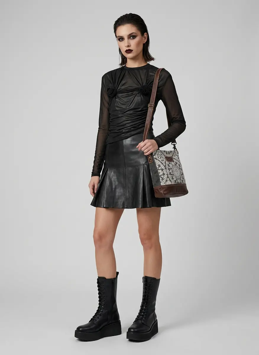 Edgy Tonal Streetwear