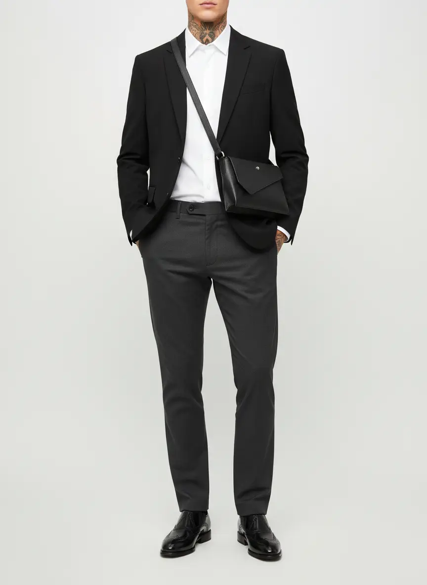 Kenneth Cole Men's Slim-Fit Stretch Premium Textured Weave Dress Pants 7