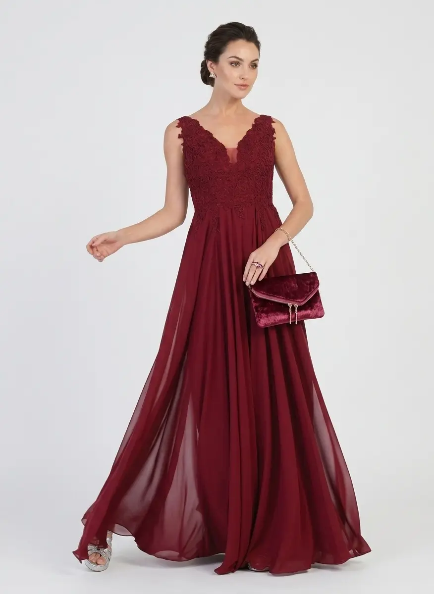 Monochromatic Ruby Elegance