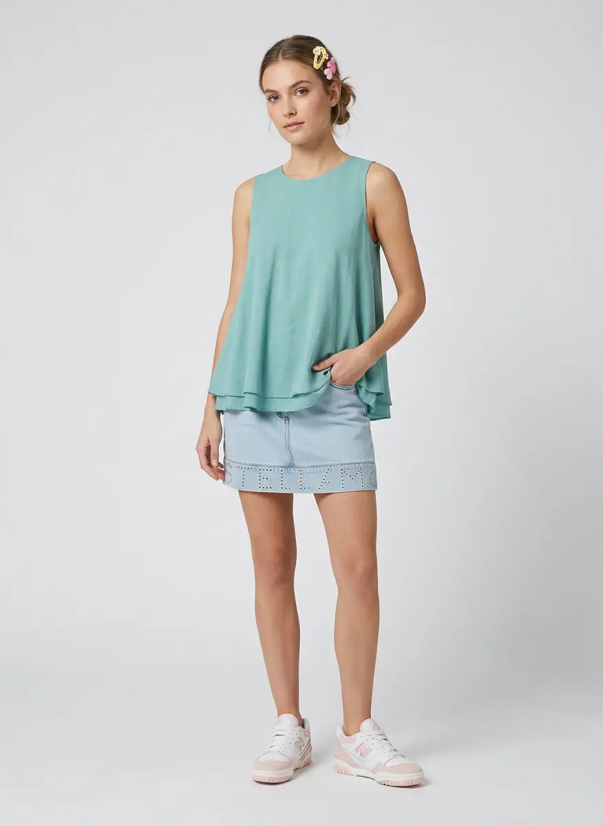 Playful Denim & Daisies