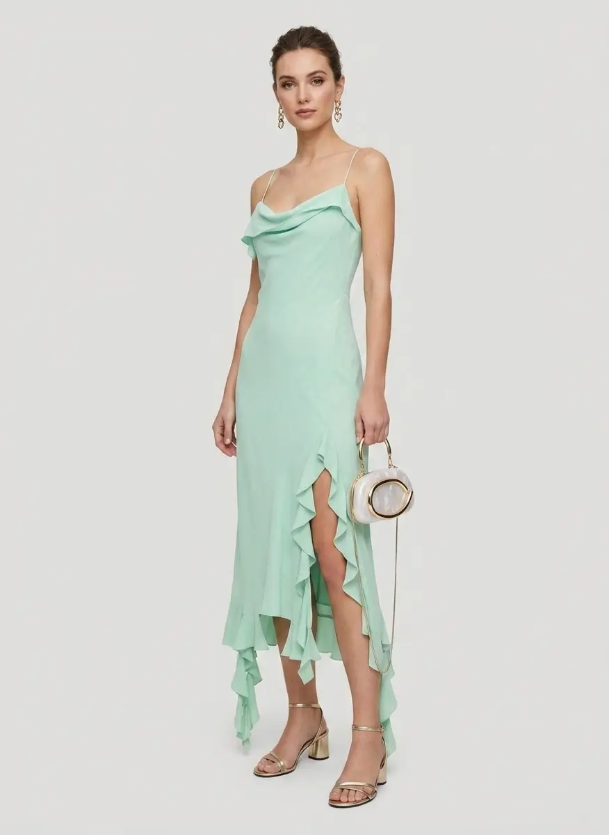 Gold Accented Evening Glamour