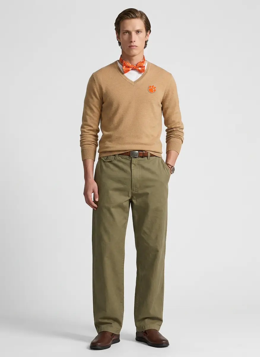 Ralph Lauren Washable Wool V-Neck Sweater 7