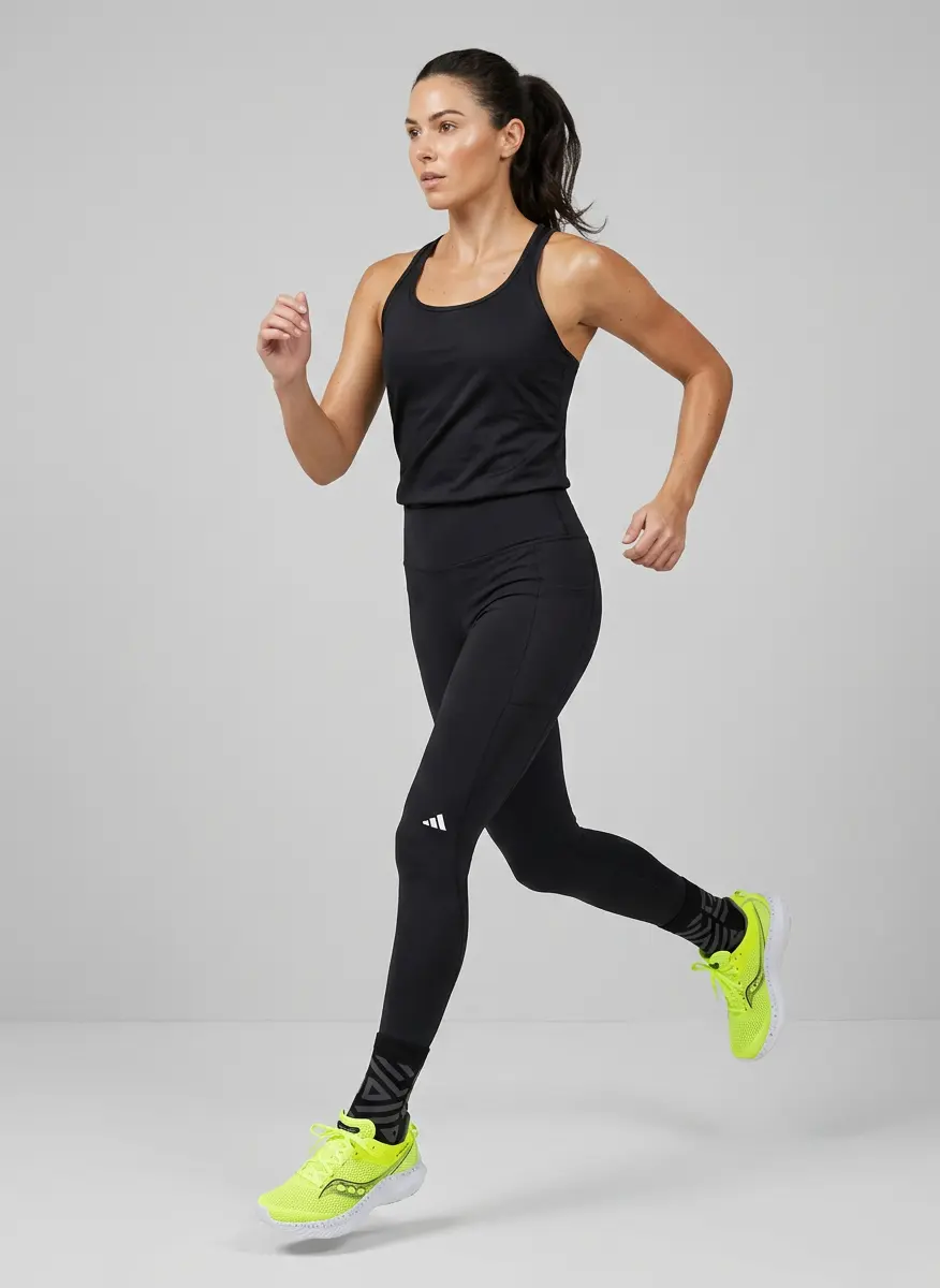 High-Contrast Stealth Runner