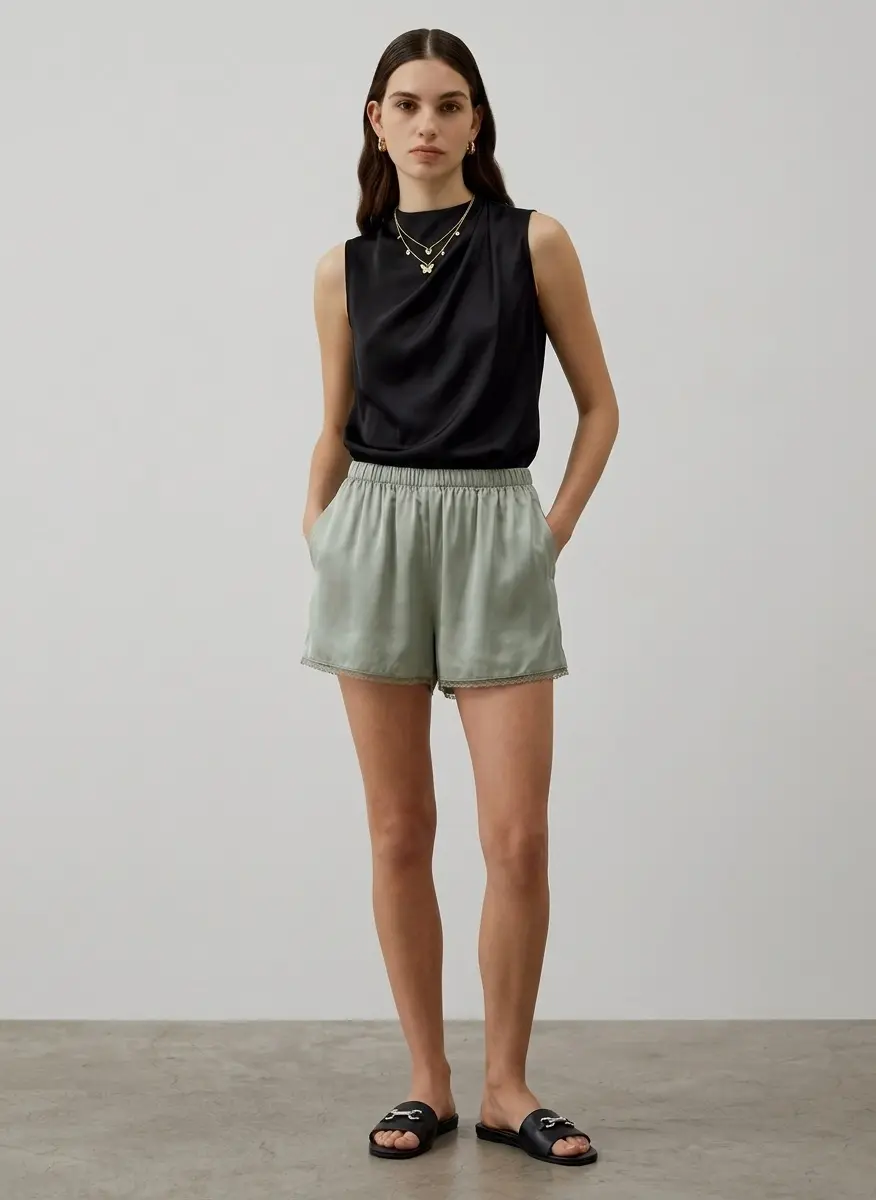 Monochromatic Silk Evening