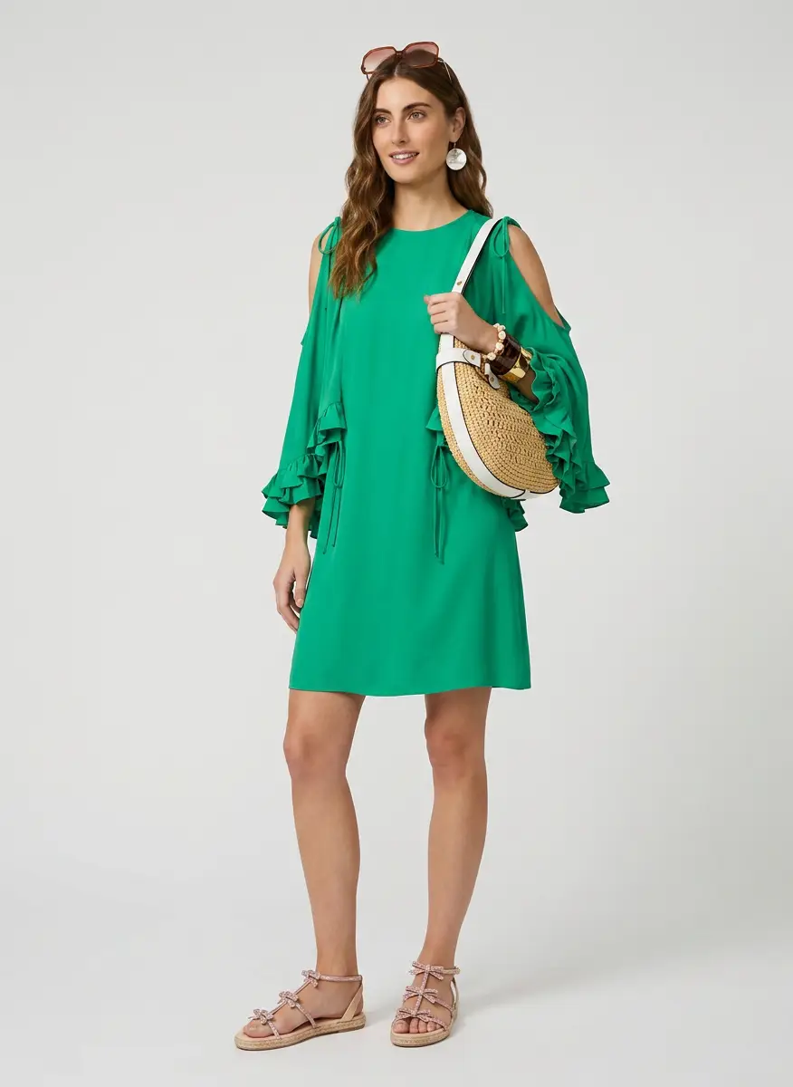 Dorothee Schumacher Fluid Luxury silk minidress 6