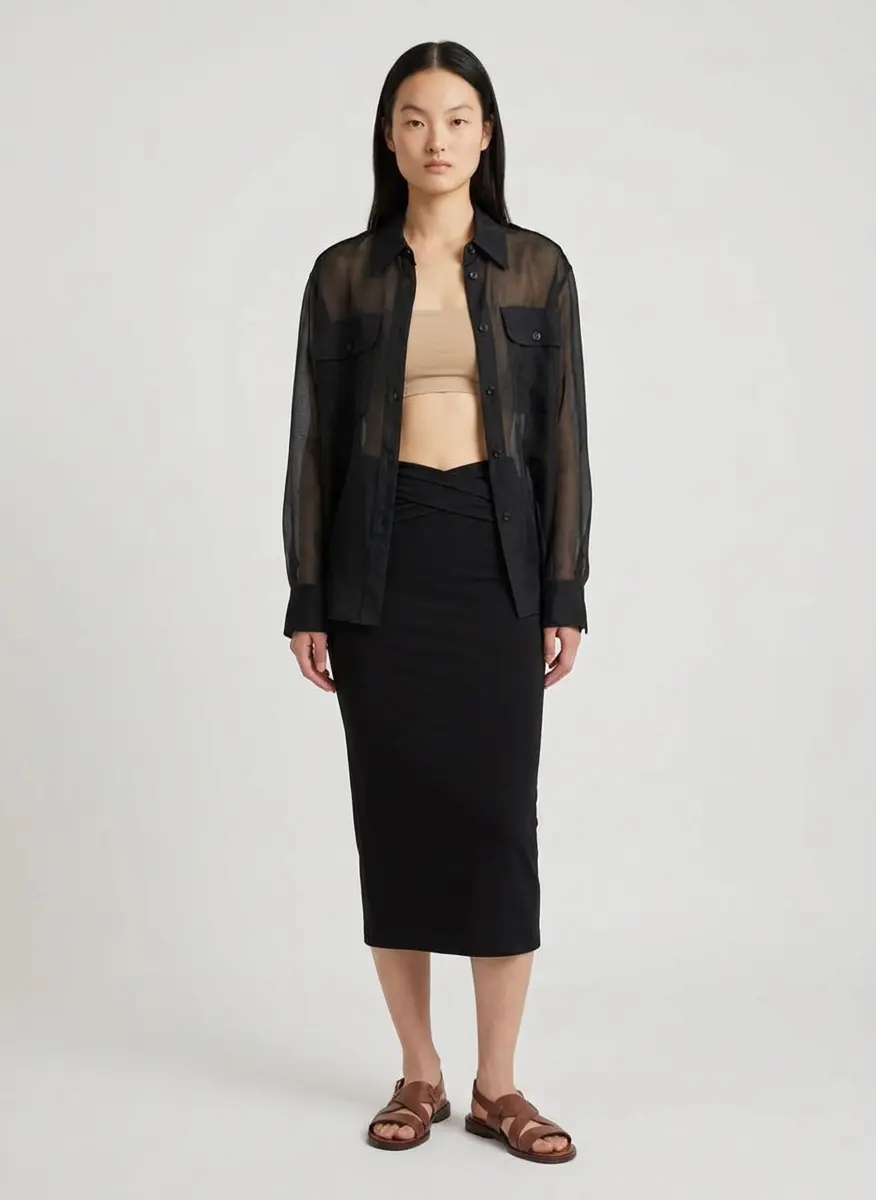 Avant-Garde Evening Sheer