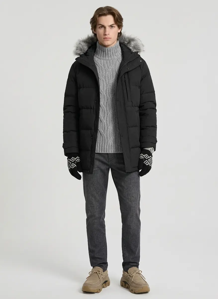 Monochrome Winter Minimalist