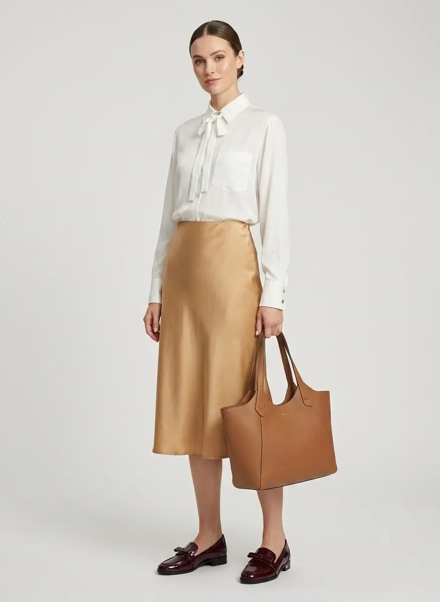 Feminine Satin Texture Play