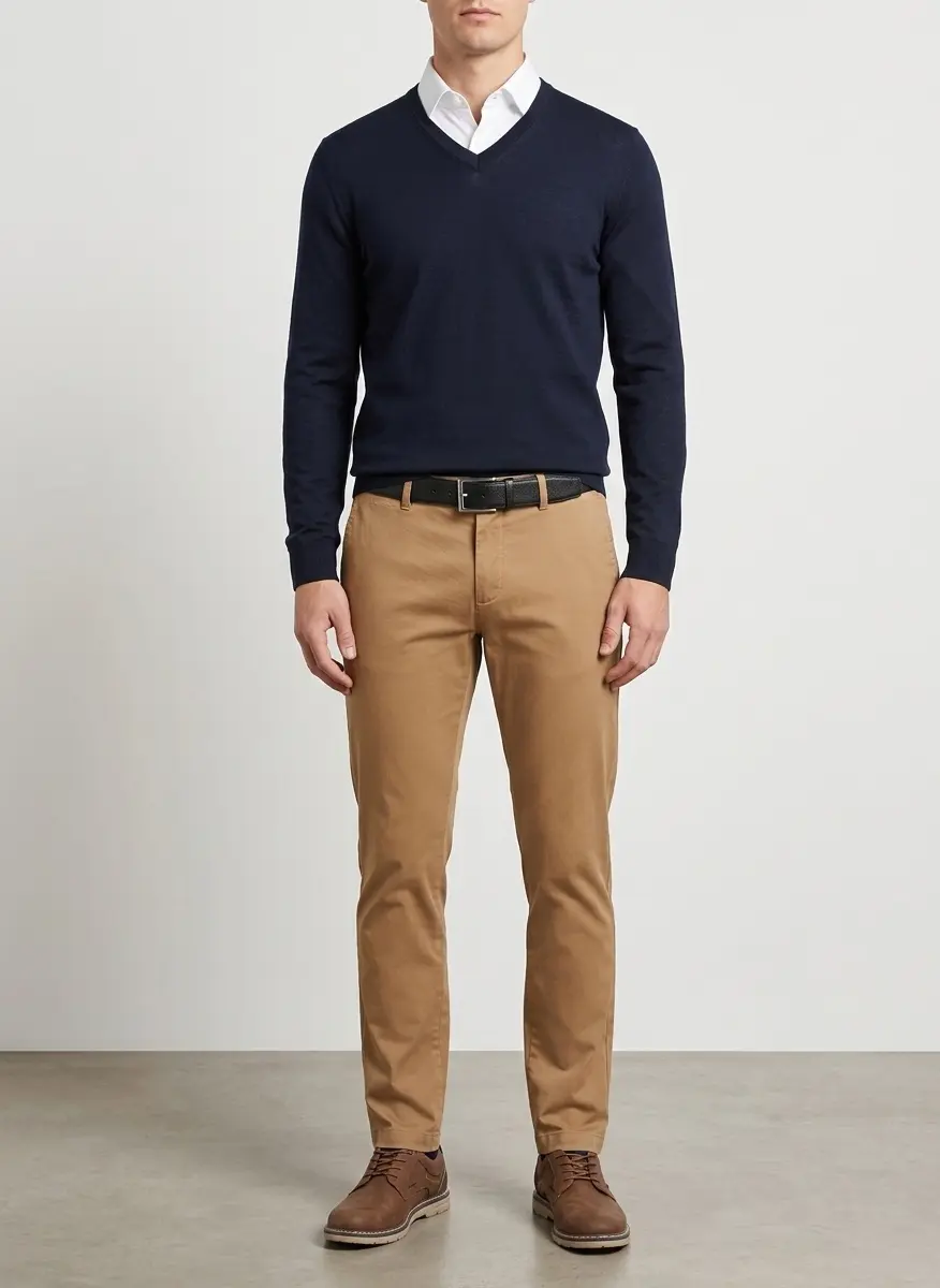 Modern Preppy Layered Look