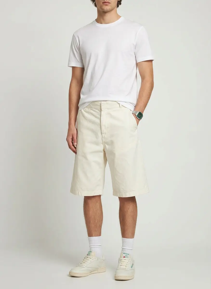 Fear of god Off-White Garment Dyed Cotton Casual Shorts 5