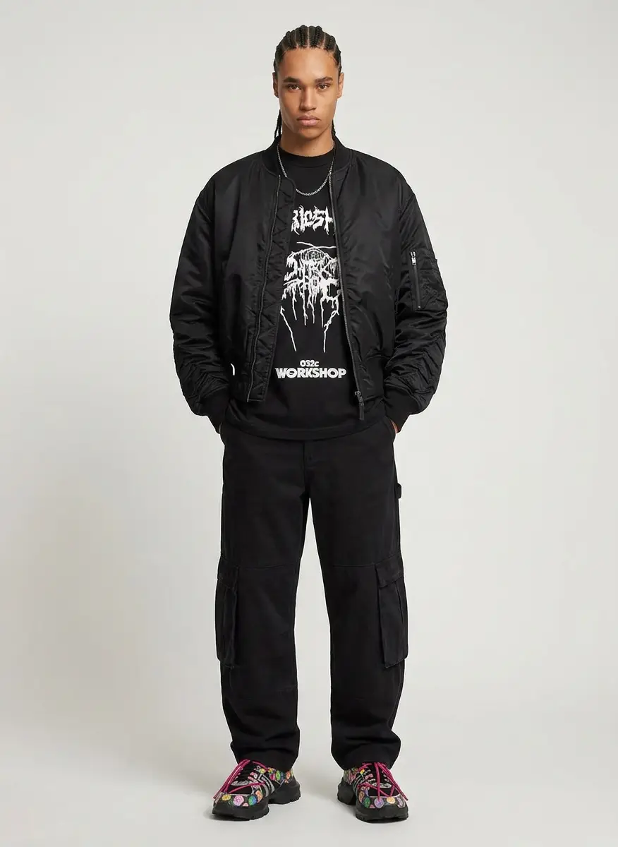 Han Kjobenhavn Black Oversized Padded Bomber Jacket 5