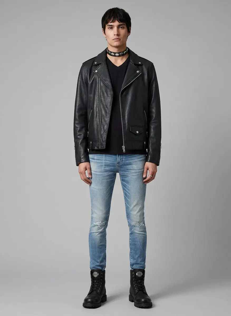 Classic Gothic Biker