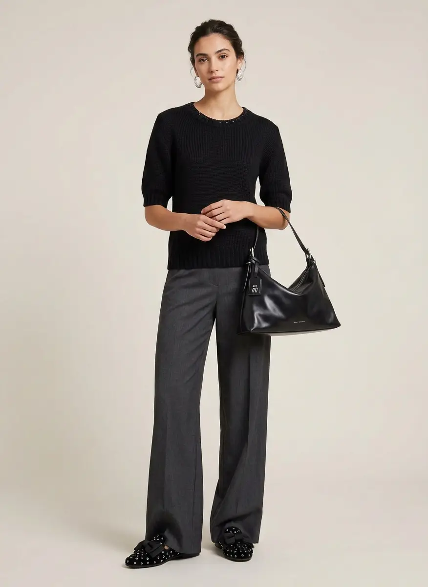 MM6 Gray Tailored Trousers 5
