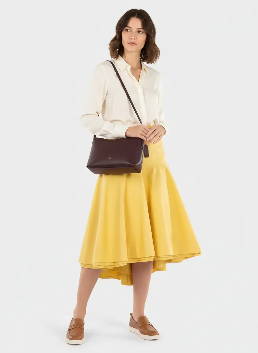 Jil Sander Jil Sander Sunbeam Pleated High-Waist Skirt, Brand Size 36 (US Size 4) 6