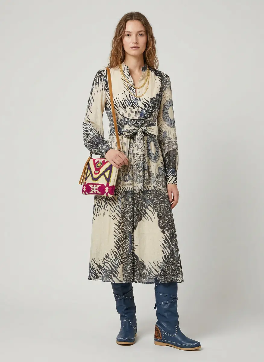 Effortless Boho Midi