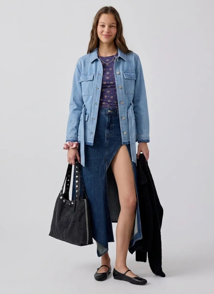 Denim Utility Chic