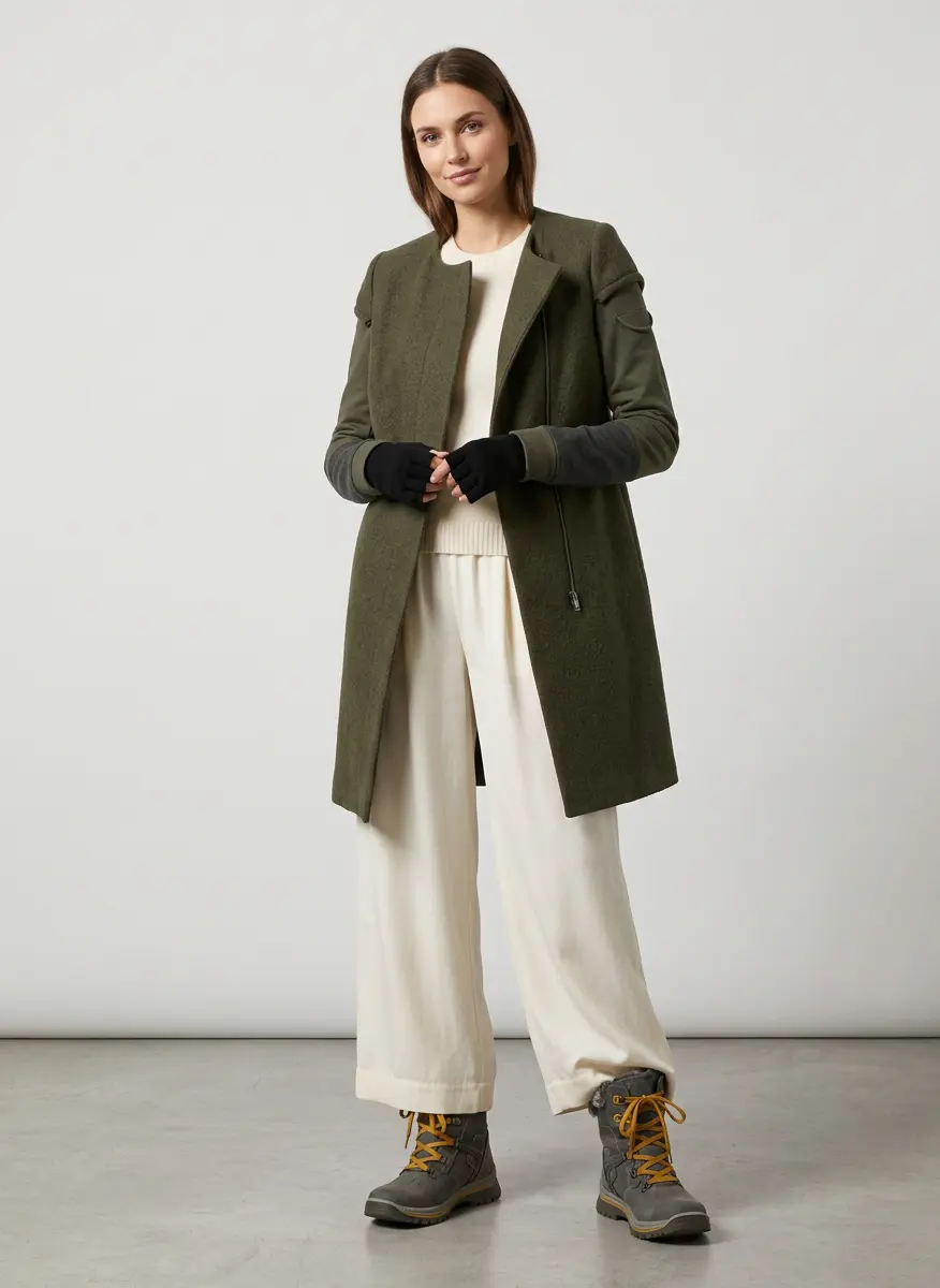 Chic Winter White Contrast