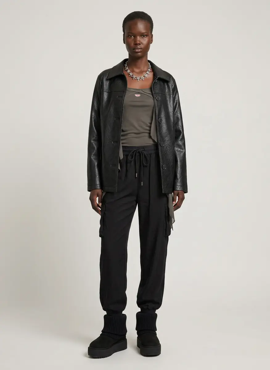Cyber-Chic Layered Look