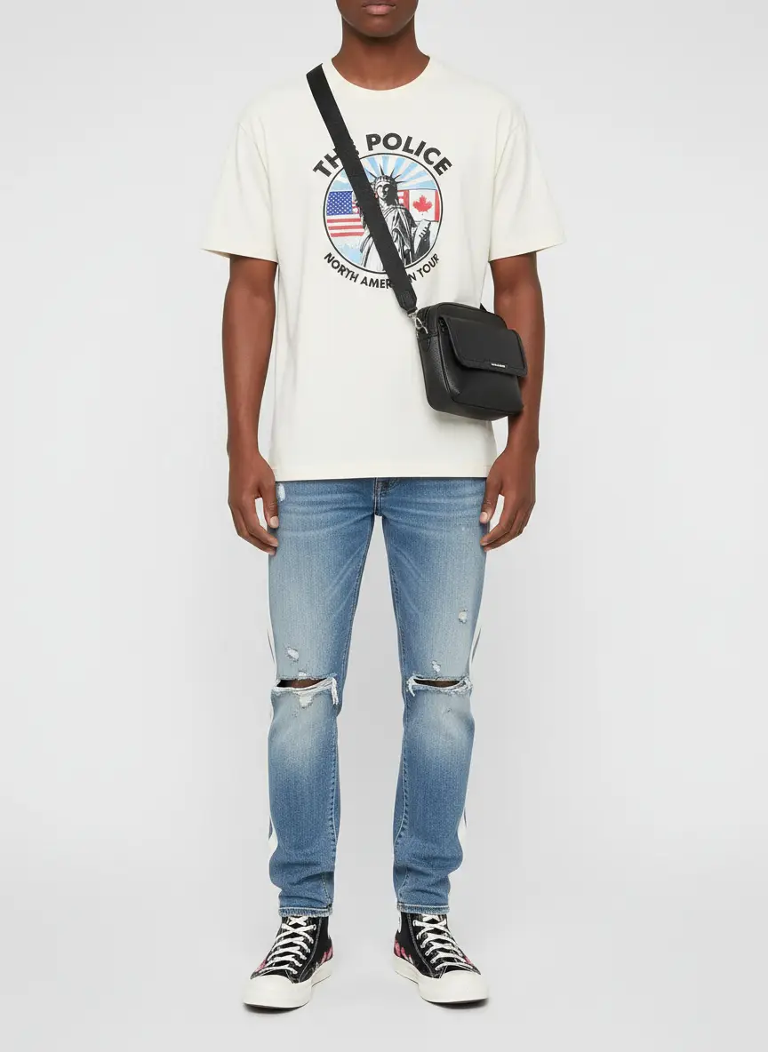 Comme des Garcons CdG PLAY x Converse Men's Chuck Taylor All Star Multi-Heart High-Top Sneakers 7