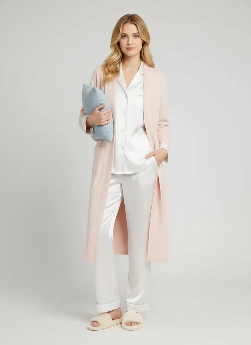 Neiman Marcus Cashmere Shawl-Collar Robe 7