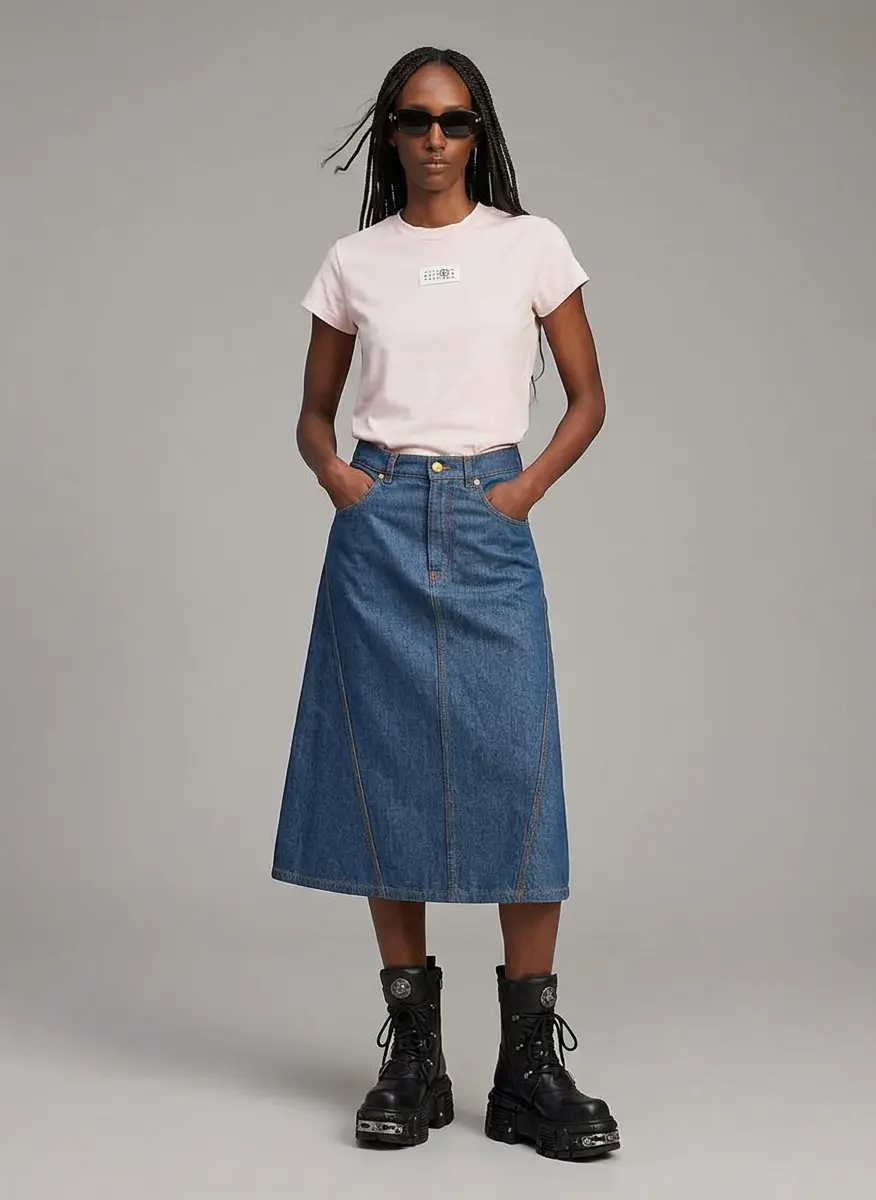 Edgy Denim Contrast