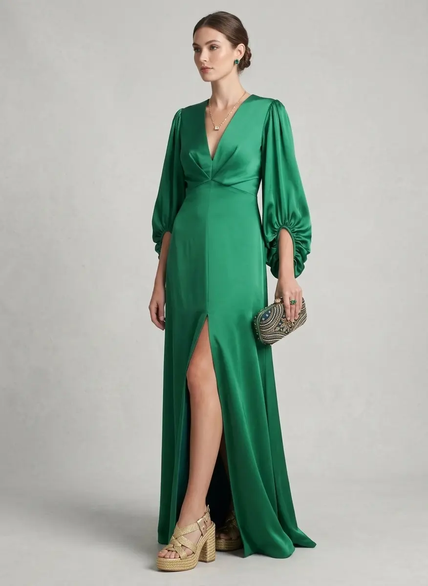 Emerald Monochromatic Elegance