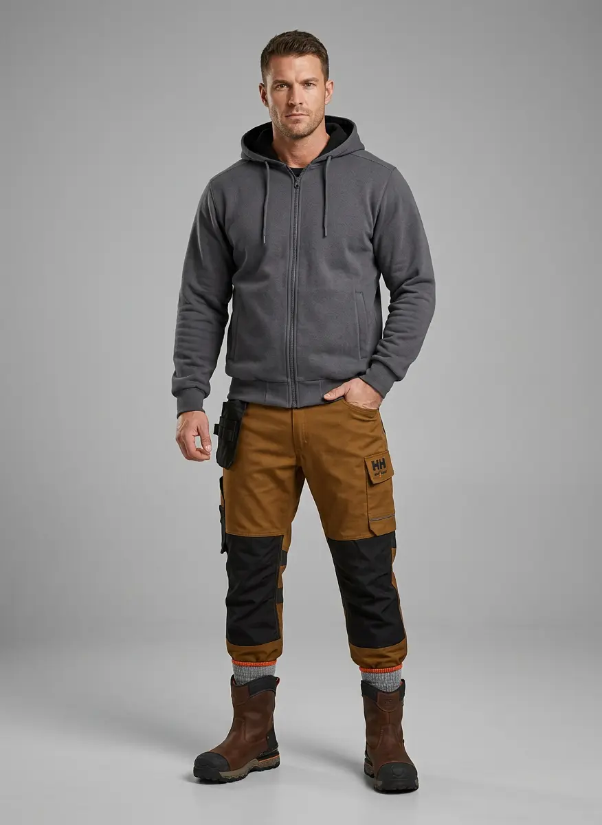 Rugged Winter Worksite