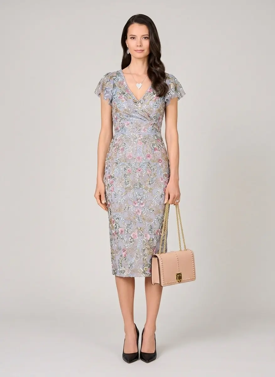 Sophisticated Beaded Midi