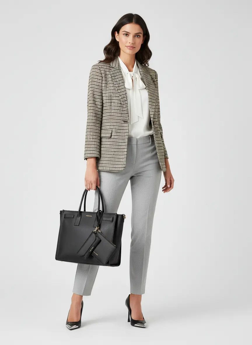 Monochromatic Office Chic