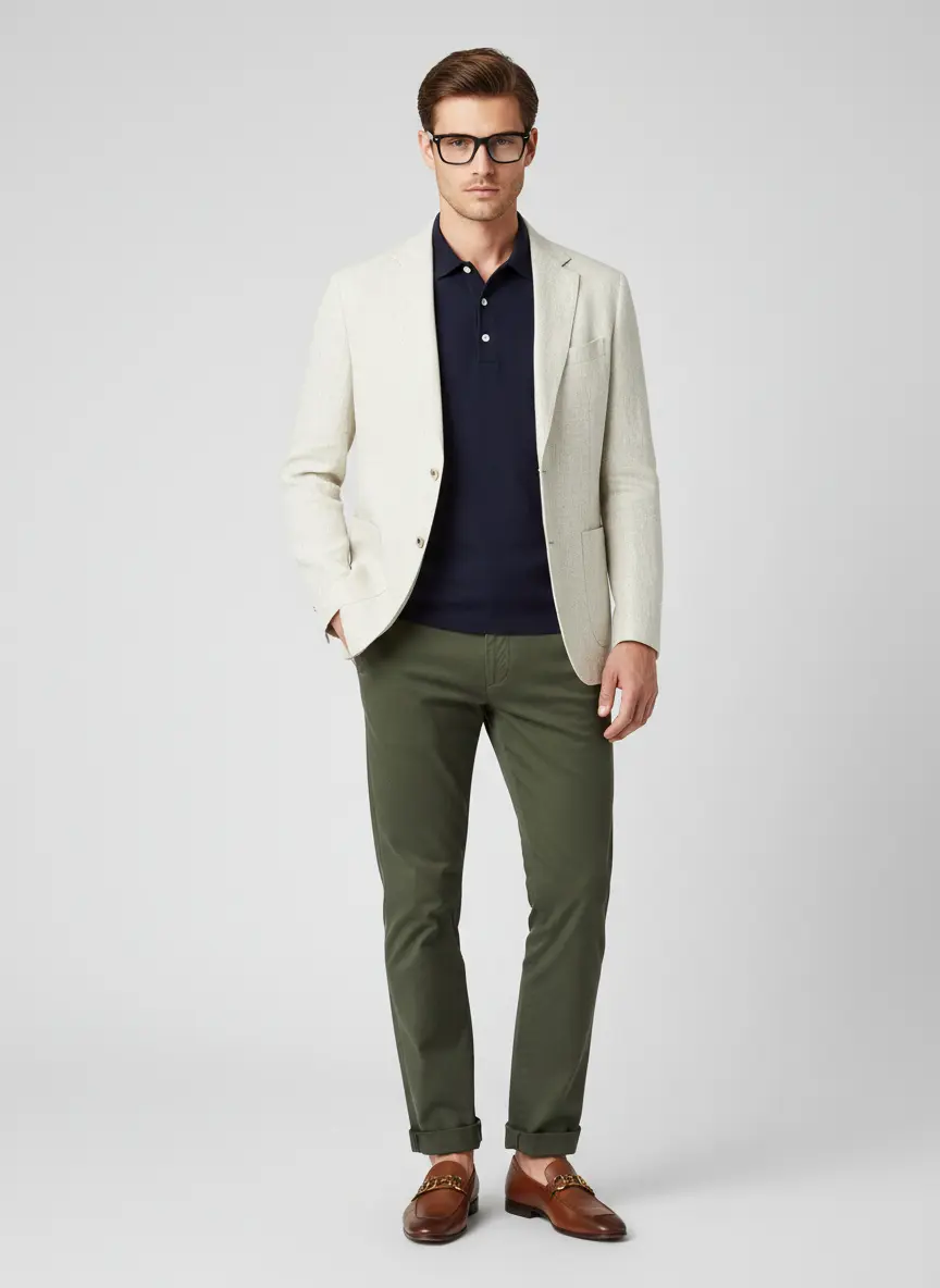 Beige Heritage Casual