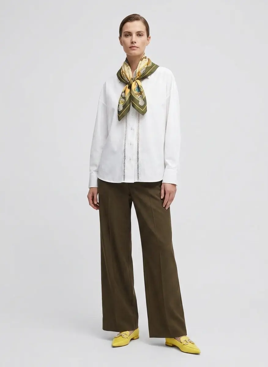 Tonal Khaki Sophistication