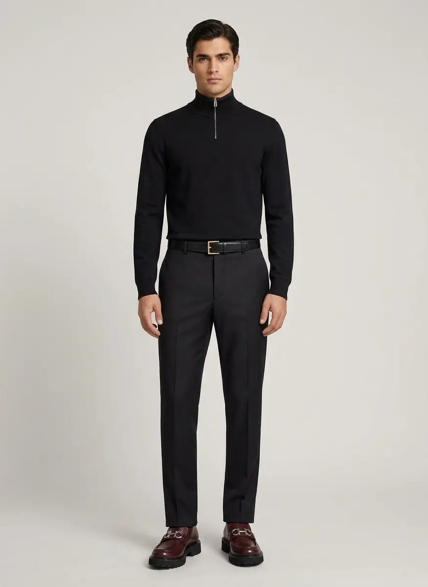 Modern Monochrome Smart Casual