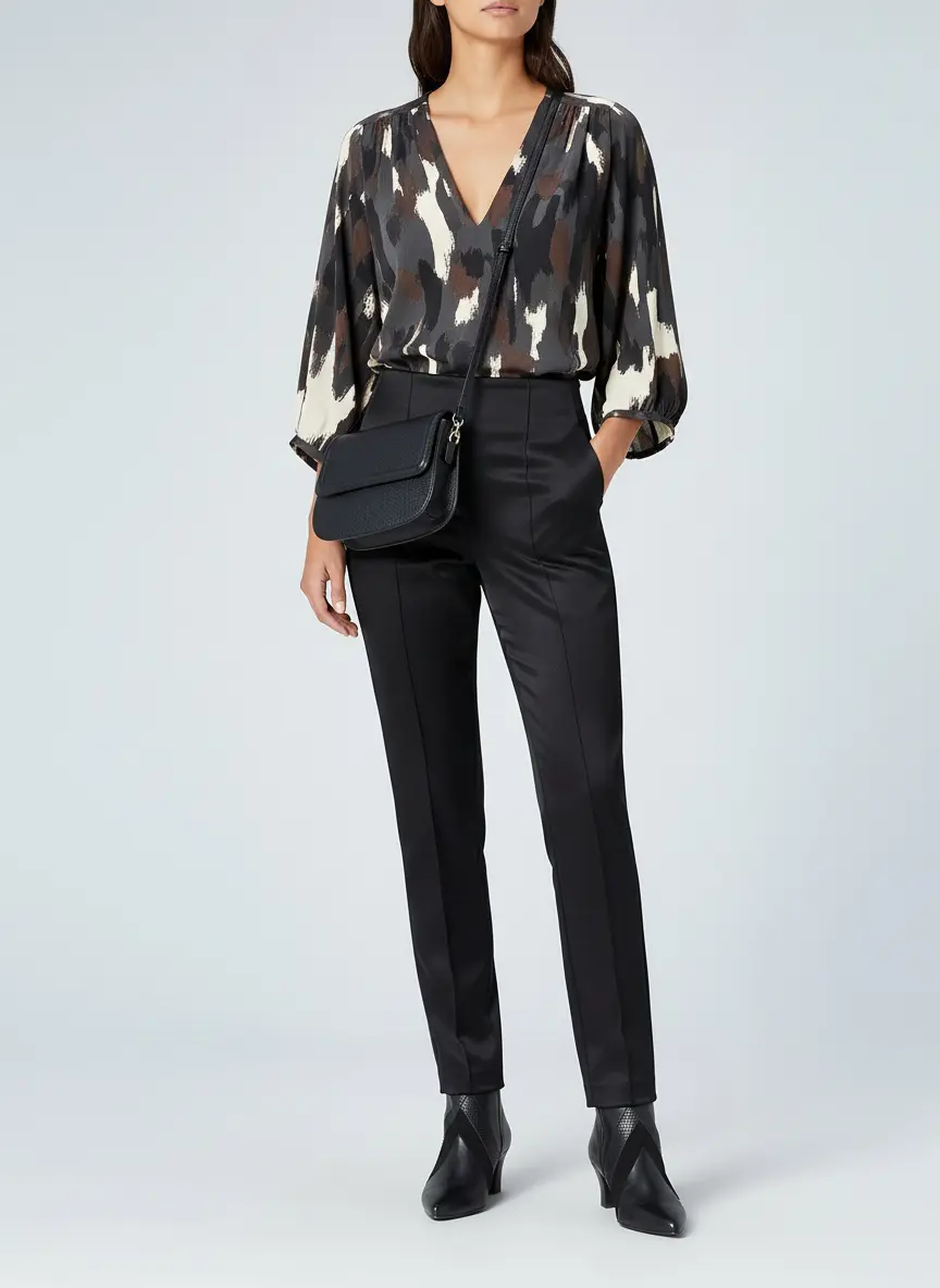 Monochrome Silk Sophisticate
