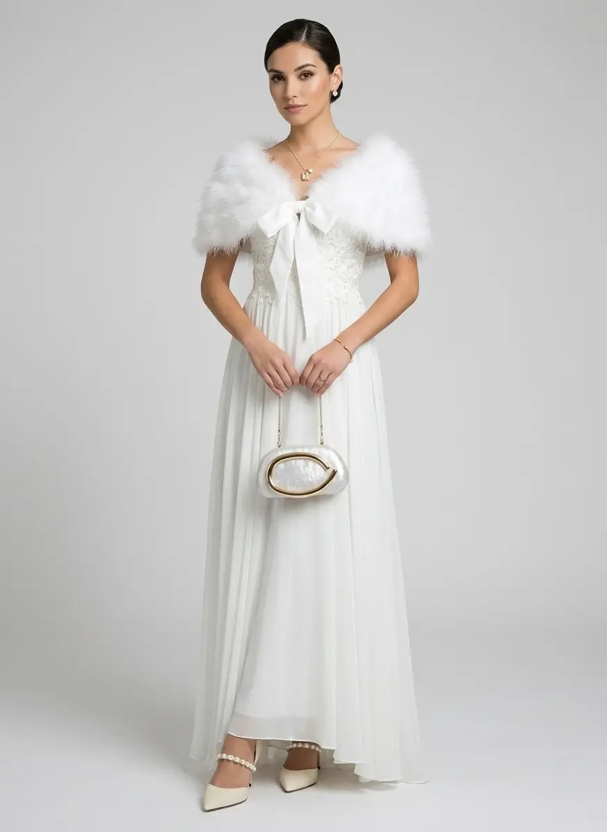 Monochromatic Pearl Elegance