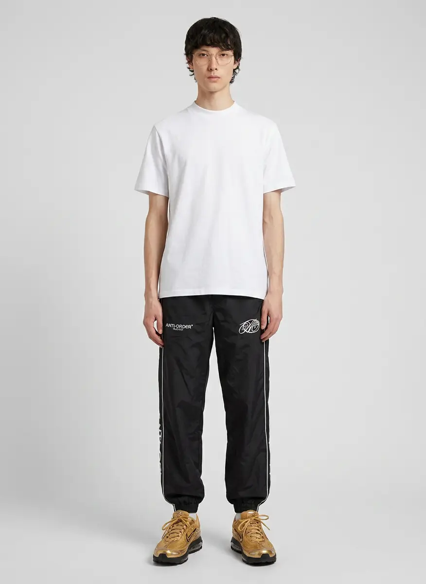The Anti Order Men's Track Club Nylon Jogger, Black 7