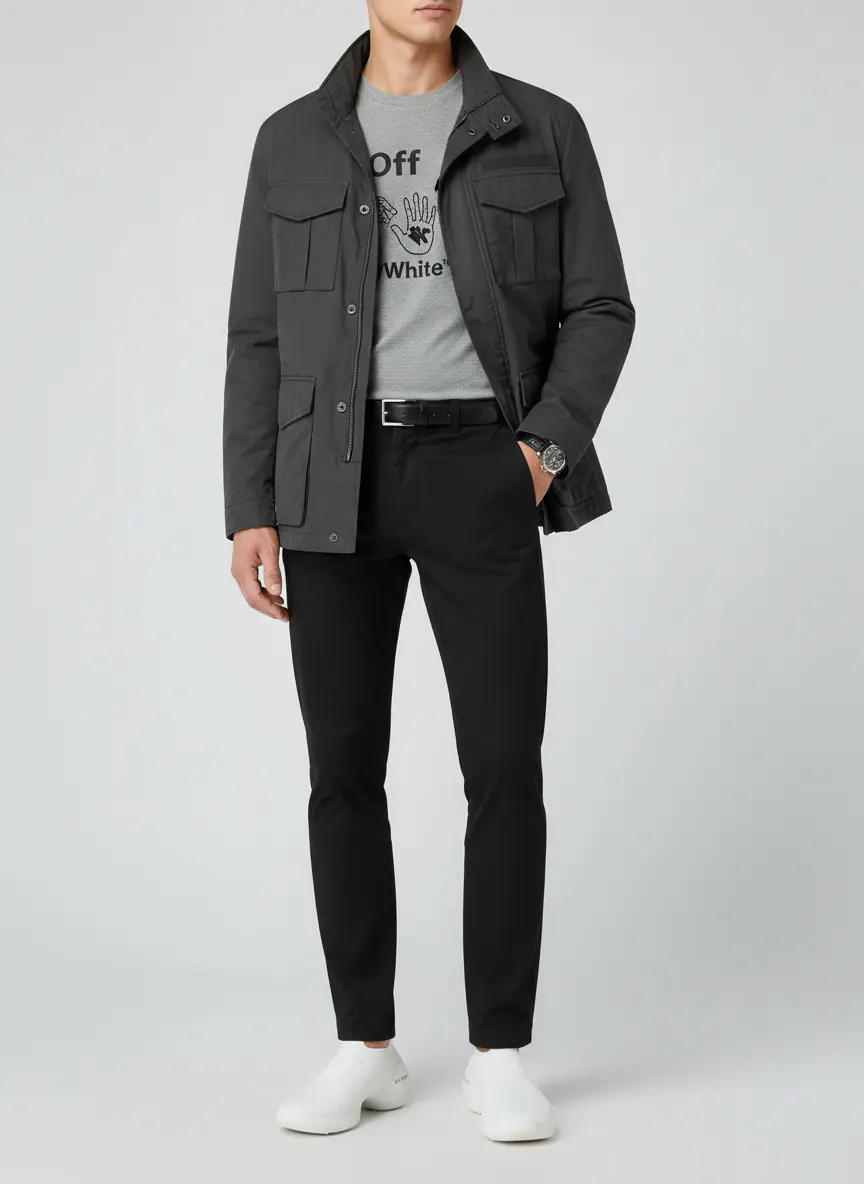 Modern Tech-Luxe Casual