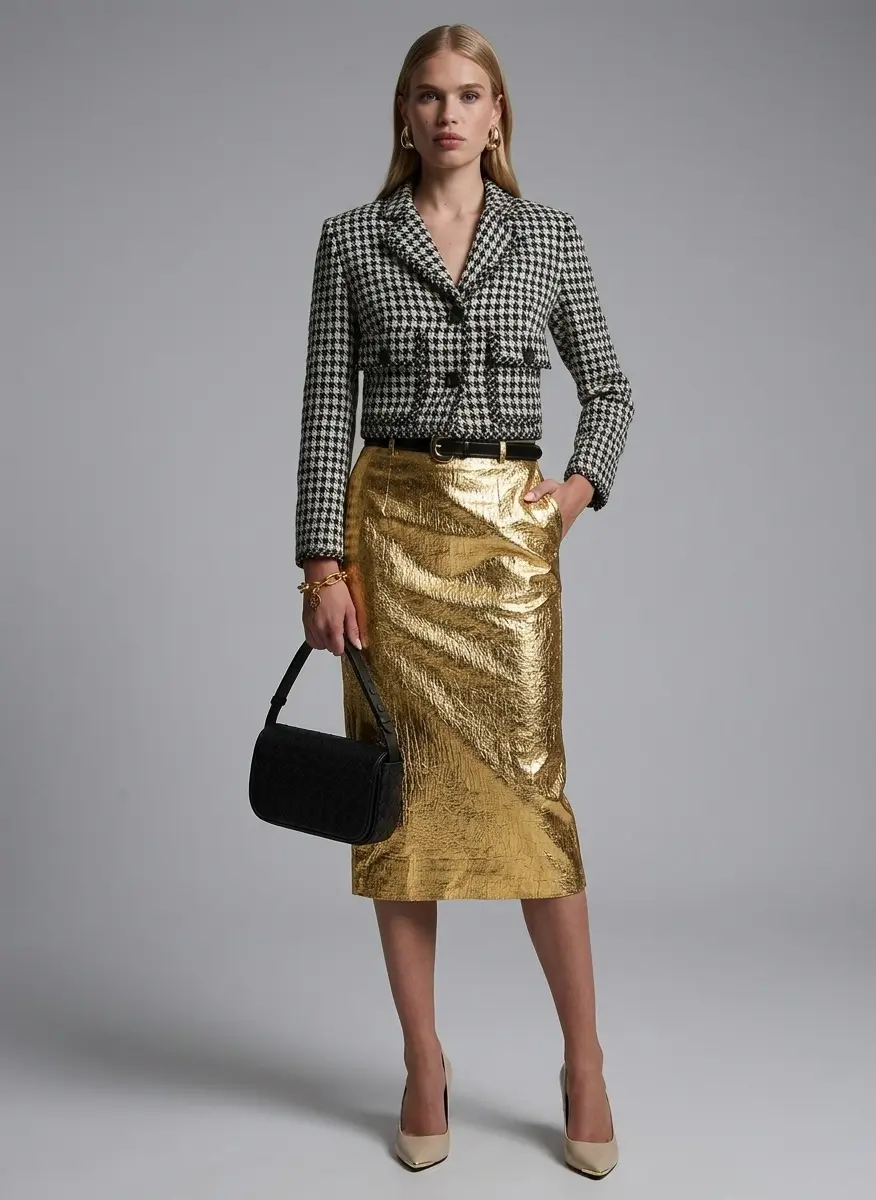 Chic Textured Contrast