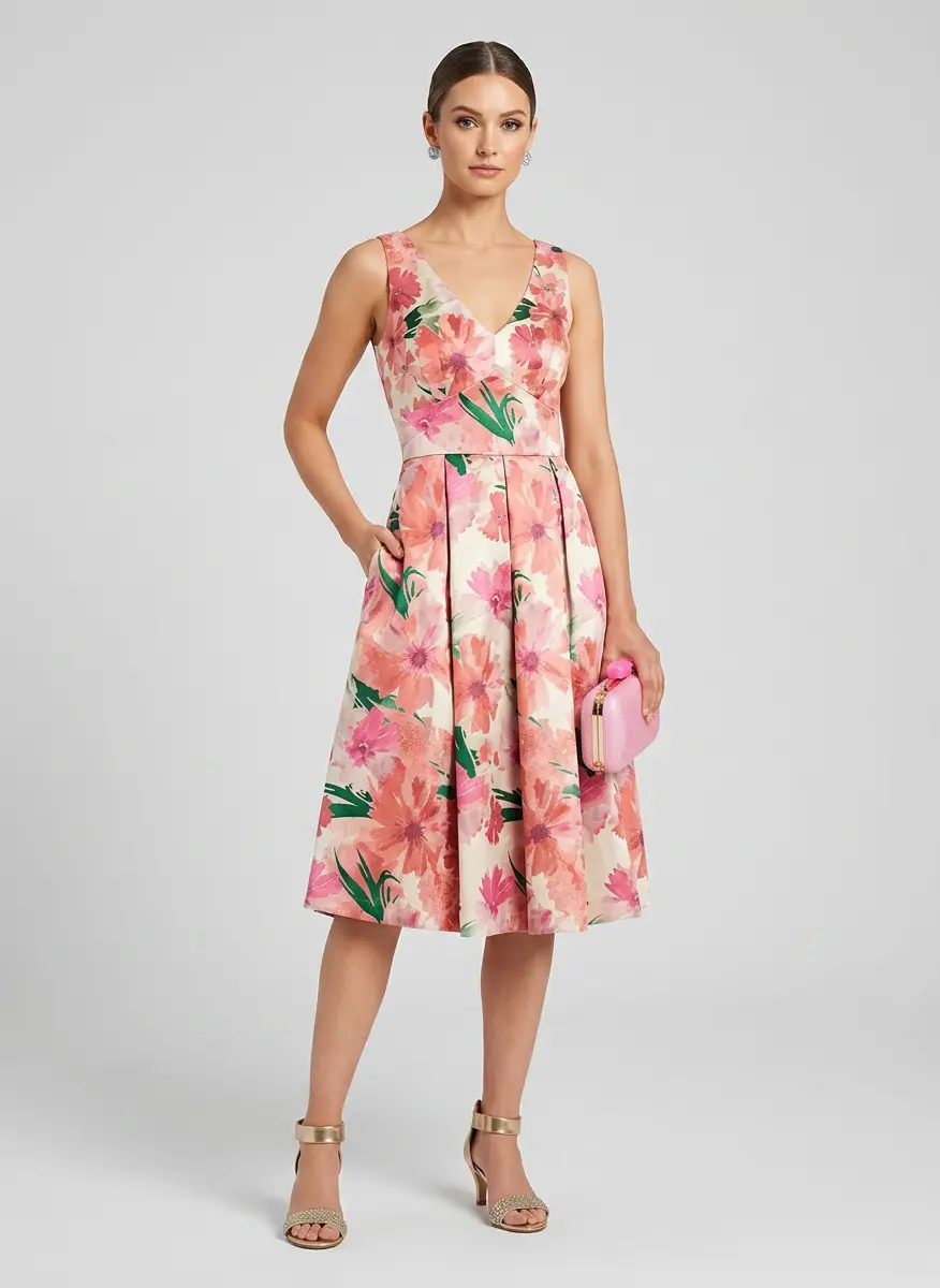Modern Floral Cocktail