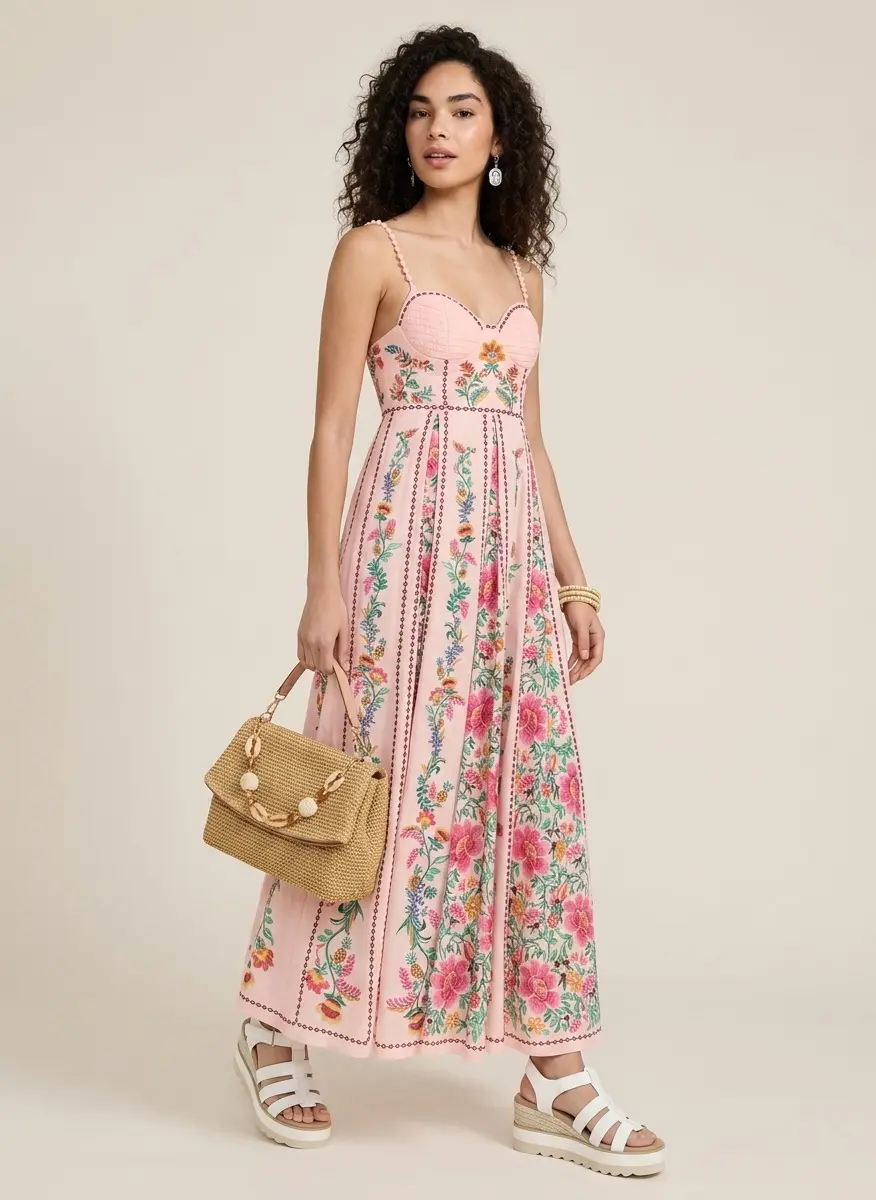 Shop Delicate Forest Pink Maxi Dress on Sale at BeyondStyle  Get 50% Off Delicate  Forest Pink Maxi Dress with Limited-Time Flash Deals, Exclusive Discounts,  and Special Offers. Enjoy Unbeatable Savings on