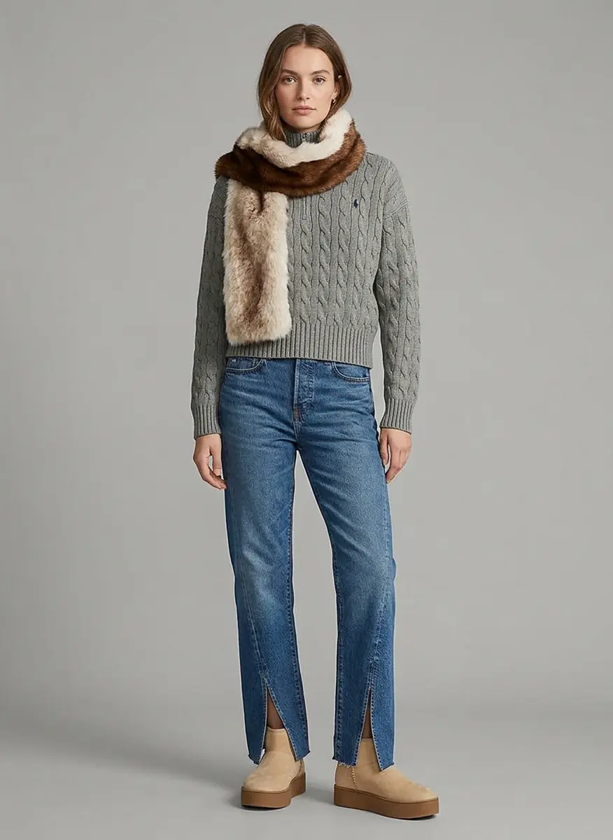 Casual Chic Winter Stroll