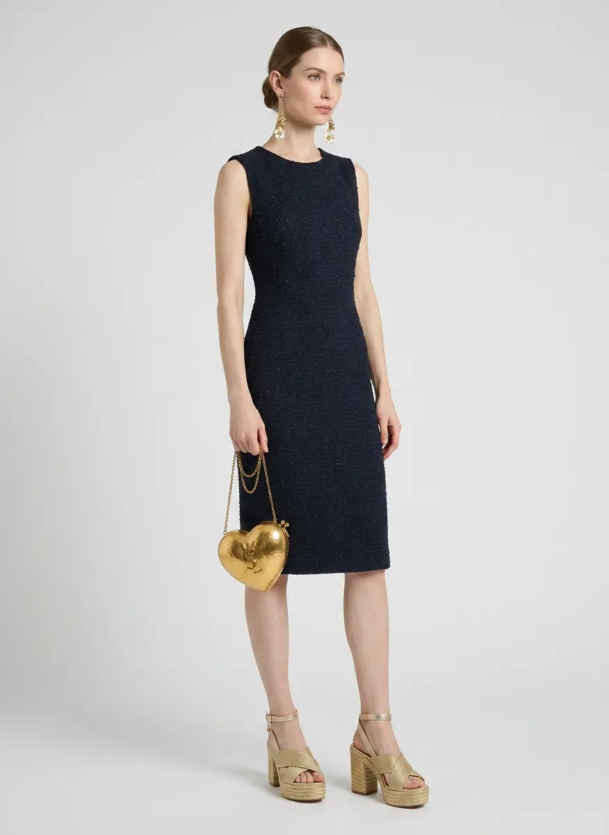 Midnight Tweed Elegance