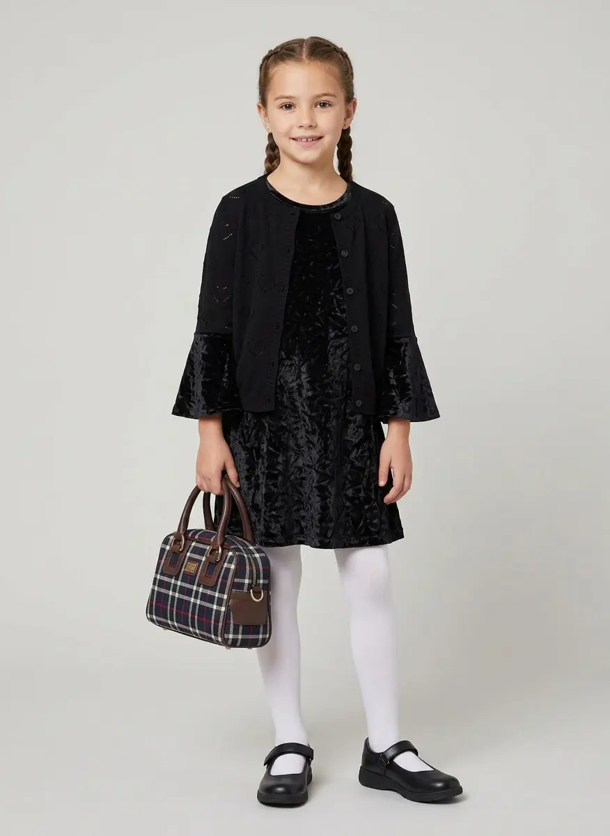 Velvet & Tartan Texture Play